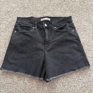 Signature by Levi Strauss Women's Dark Gray Jean Shorts